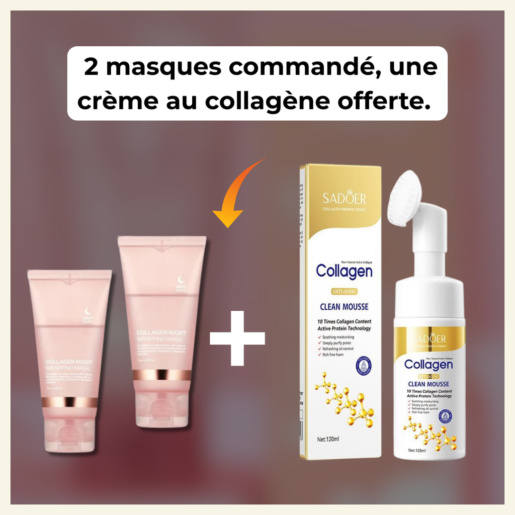 Masque de nuit au collagène + UN SAVON KOJIE SAN
