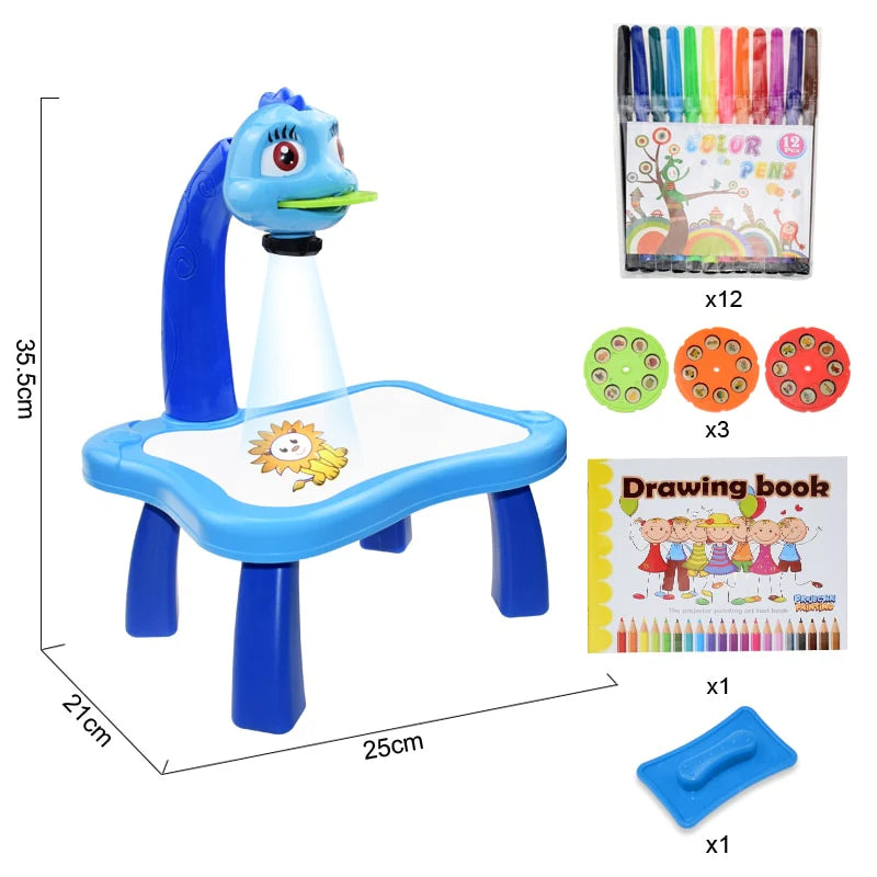 🎨 Table de dessin à projection pour enfants