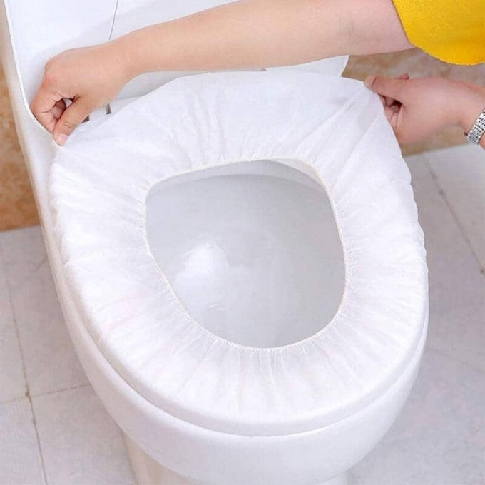 Pack de 50 Couvre-sièges de Toilette Jetables
