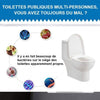 Pack de 50 Couvre-sièges de Toilette Jetables